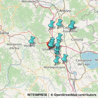Mappa Via Vasari, 53048 Sinalunga SI, Italia (10.025)