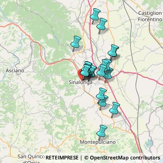 Mappa Via Spadaforte, 53048 Sinalunga SI, Italia (5.43)