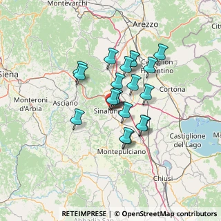Mappa Via Spadaforte, 53048 Sinalunga SI, Italia (10.5575)