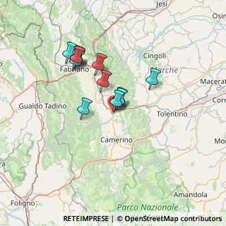 Mappa Via Giambattista Pergolesi, 62022 Castelraimondo MC, Italia (11.8175)