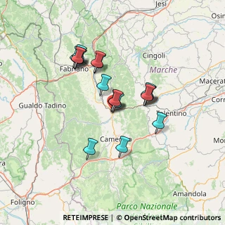 Mappa Via Giambattista Pergolesi, 62022 Castelraimondo MC, Italia (11.92556)