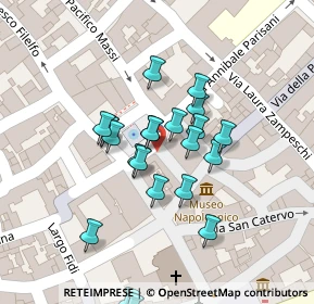 Mappa Via Medoro Savini, 62029 Tolentino MC, Italia (0.02174)