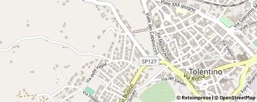Mappa Tolentino