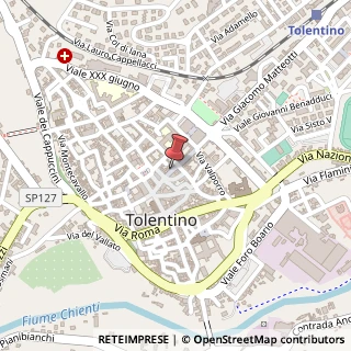 Mappa Via della Pace, 25, 62029 Tolentino, Macerata (Marche)