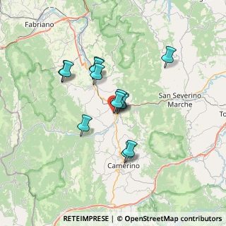 Mappa Via Monte Cervino, 62022 Castelraimondo MC, Italia (5.51231)