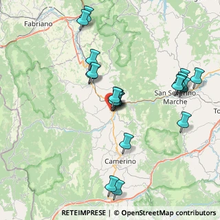 Mappa Via Monte Cervino, 62022 Castelraimondo MC, Italia (8.3095)