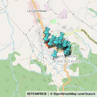 Mappa Via Giusti, 56041 Castelnuovo di Val di Cecina PI, Italia (0.25172)