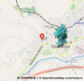 Mappa Via Grandi, 62029 Tolentino MC, Italia (0.4405)