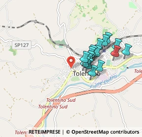 Mappa Viale Terme Santa Lucia, 62029 Tolentino MC, Italia (0.75875)