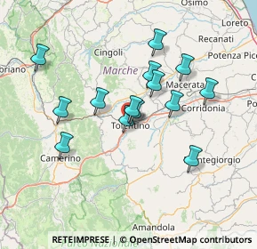 Mappa Via Grandi, 62029 Tolentino MC, Italia (12.71143)