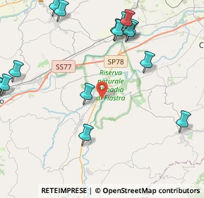 Mappa Km 6, 62010 Urbisaglia MC, Italia (6.4775)