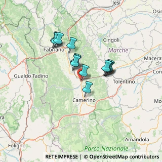 Mappa Via G. Pastore, 62022 Castelraimondo MC, Italia (11.142)