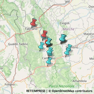 Mappa Via G. Pastore, 62022 Castelraimondo MC, Italia (9.59588)