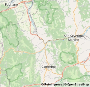 Mappa 62022 Castelraimondo MC, Italia (8.1885)