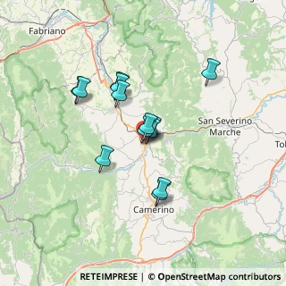 Mappa Via G. Pastore, 62022 Castelraimondo MC, Italia (5.52308)