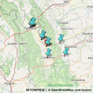Mappa Via Ugo Bottacchiari, 62022 Castelraimondo MC, Italia (11.42231)