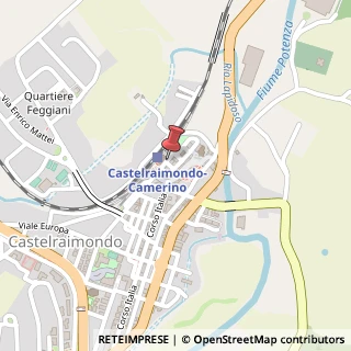 Mappa Piazzale della Vittoria, 3, 62022 Castelraimondo, Macerata (Marche)