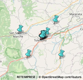Mappa Via Flaminia, 62029 Tolentino MC, Italia (3.4525)