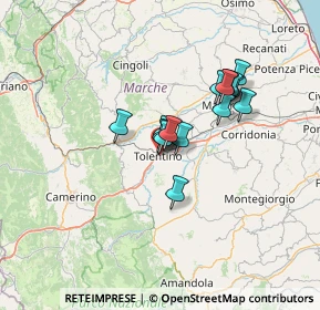 Mappa Via Flaminia, 62029 Tolentino MC, Italia (10.334)