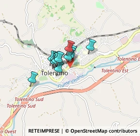 Mappa Via Flaminia, 62029 Tolentino MC, Italia (0.47071)