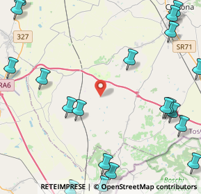 Mappa Localita' Case Sparse Cignano, 52044 Cortona AR, Italia (6.744)