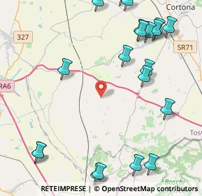 Mappa Localita' Case Sparse Cignano, 52044 Cortona AR, Italia (5.9215)