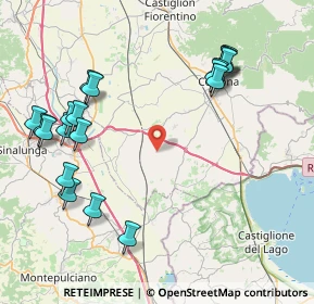 Mappa Localita' Case Sparse Cignano, 52044 Cortona AR, Italia (9.9095)