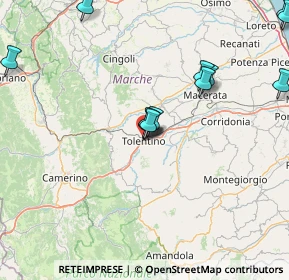 Mappa Via Valporro, 62029 Tolentino MC, Italia (23.78294)