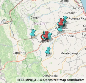 Mappa Via Valporro, 62029 Tolentino MC, Italia (9.94214)