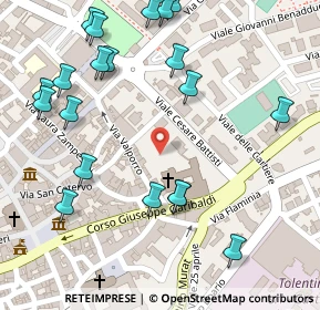 Mappa Via Valporro, 62029 Tolentino MC, Italia (0.1645)