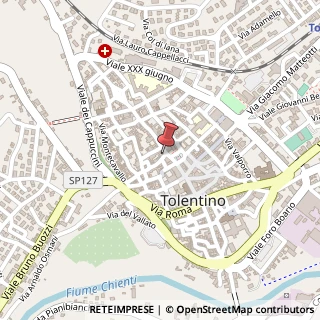 Mappa Via Francesco Filelfo, 28, 62029 Tolentino, Macerata (Marche)
