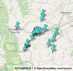 Mappa Via Sticchi, 62029 Tolentino MC, Italia (5.30579)