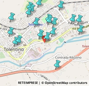 Mappa Via Sticchi, 62029 Tolentino MC, Italia (0.601)