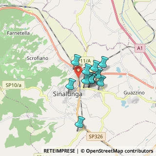 Mappa Via II Giugno, 53048 Sinalunga SI, Italia (1.08545)