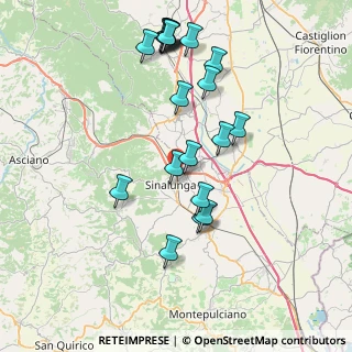 Mappa Via II Giugno, 53048 Sinalunga SI, Italia (8.4965)