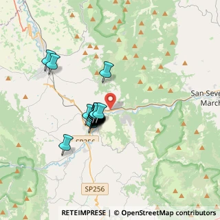 Mappa Strada Provinciale Septempedana, 62022 San Severino Marche MC, Italia (2.589)