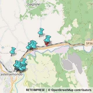 Mappa Strada Provinciale Septempedana, 62022 San Severino Marche MC, Italia (1.3175)