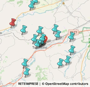 Mappa Via Dante Alighieri, 62029 Tolentino MC, Italia (3.6555)