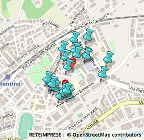 Mappa Via A. De Gasperi, 62029 Tolentino MC, Italia (0.1705)