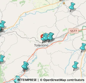 Mappa Viale Trento e Trieste, 62029 Tolentino MC, Italia (6.49059)