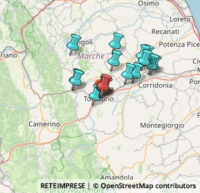 Mappa Viale Trento e Trieste, 62029 Tolentino MC, Italia (9.76412)