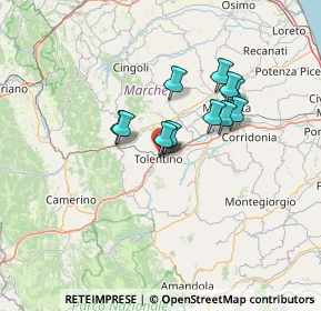 Mappa Viale Trento e Trieste, 62029 Tolentino MC, Italia (9.74833)