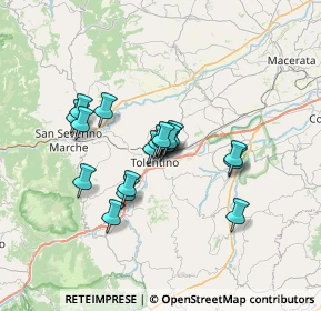 Mappa Viale Labastide Murat, 62029 Tolentino MC, Italia (5.29278)