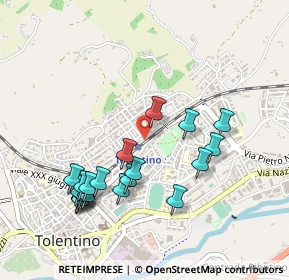 Mappa Viale Labastide Murat, 62029 Tolentino MC, Italia (0.5215)