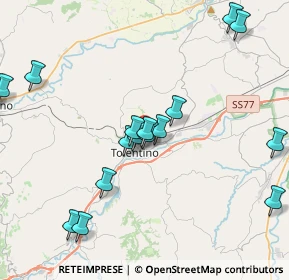 Mappa Viale Labastide Murat, 62029 Tolentino MC, Italia (5.344)