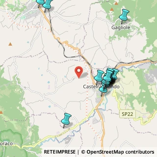 Mappa Località Rustano, 62022 Castelraimondo MC, Italia (2.0535)