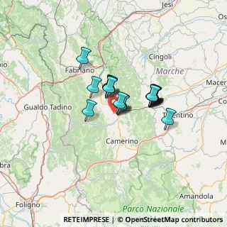 Mappa Località Rustano, 62022 Castelraimondo MC, Italia (8.592)