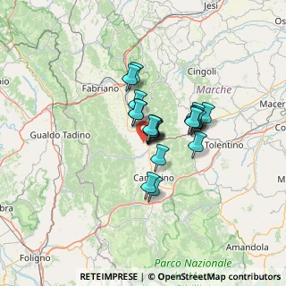 Mappa Località Rustano, 62022 Castelraimondo MC, Italia (8.687)