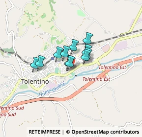 Mappa Via Nazionale, 62029 Tolentino MC, Italia (0.49182)