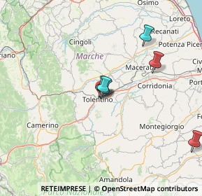 Mappa Via Nazionale, 62029 Tolentino MC, Italia (28.955)